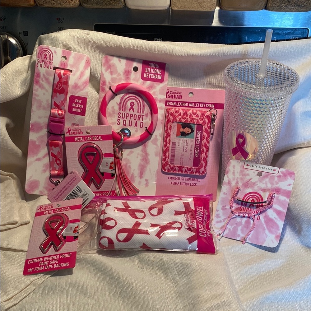 NWT- 8pc Breast Cancer Awareness Bundle #1